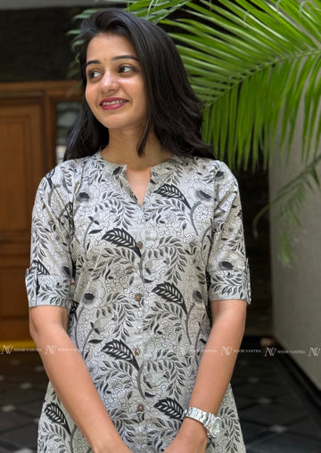 Floral Cotton Kurti