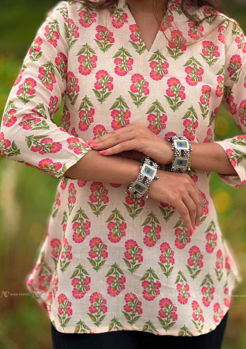 Spring Bloom Cotton Top
