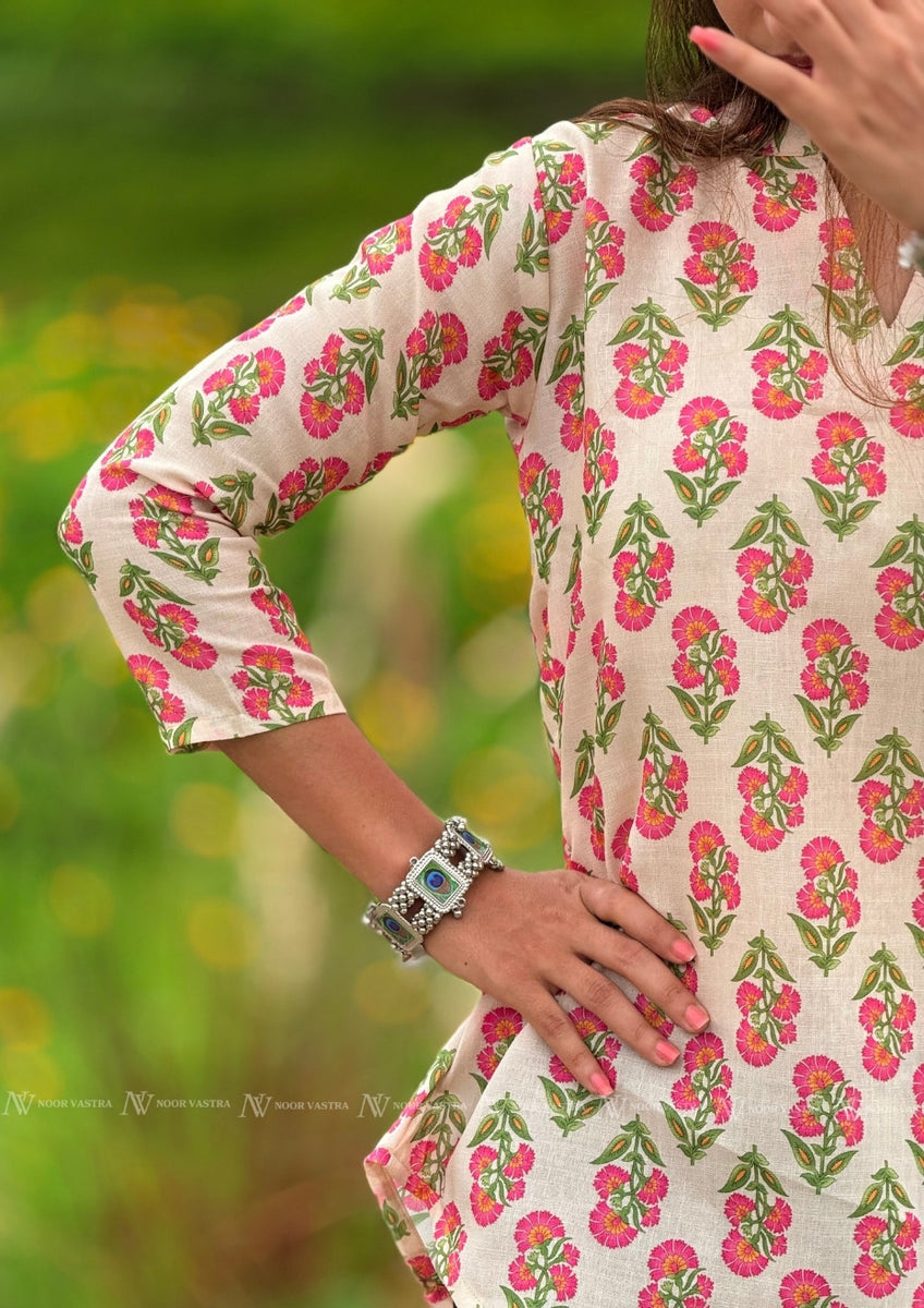 Spring Bloom Cotton Top