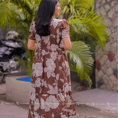 Cocoa Petals Cotton Maxi