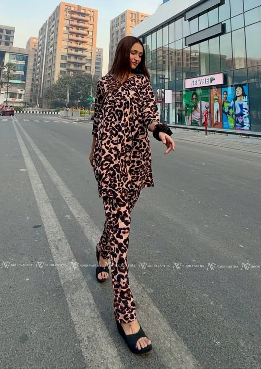 Leopard Print Co-Ord Set