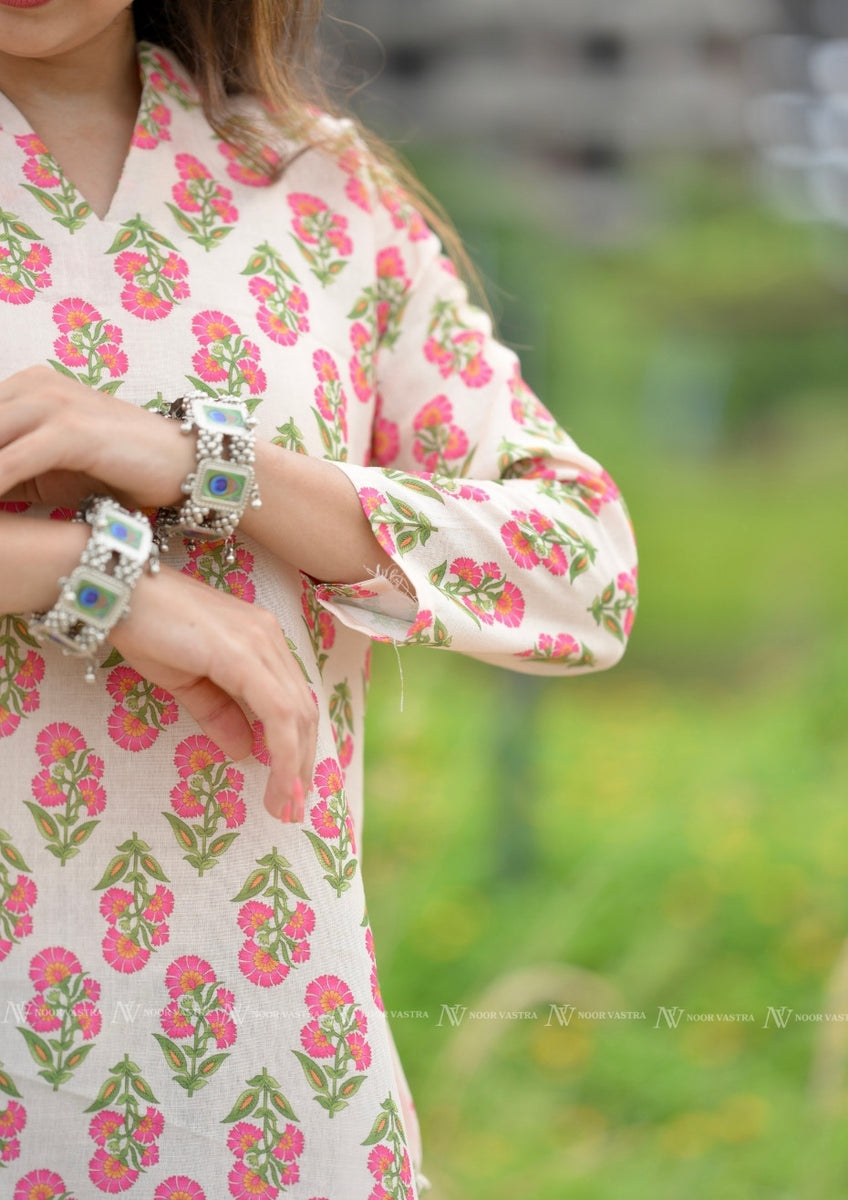 Spring Bloom Cotton Top