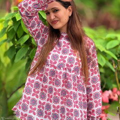 Rosette Tile Cotton Top