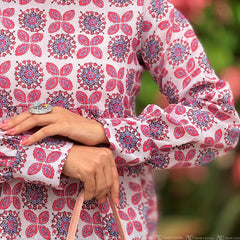 Rosette Tile Cotton Top