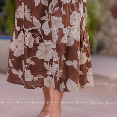 Cocoa Petals Cotton Maxi