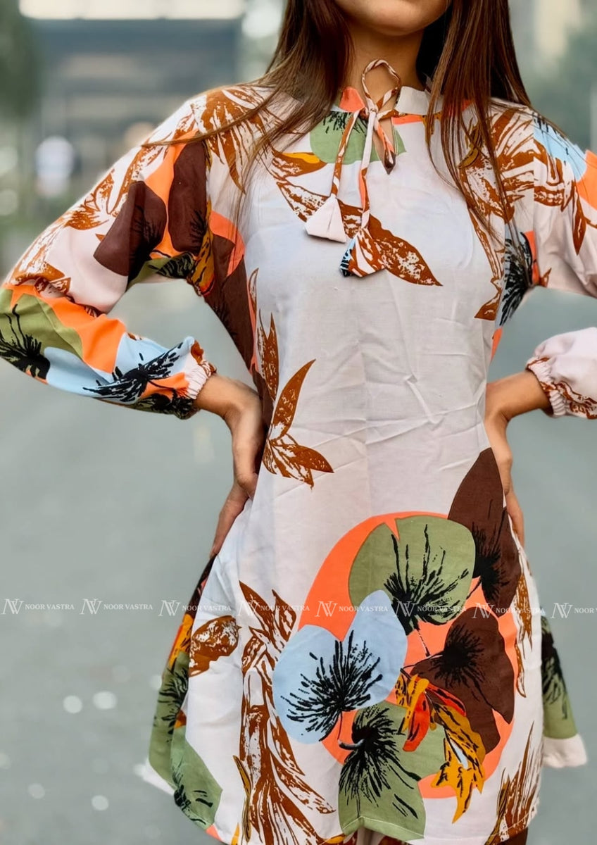 Creamy Floral Co-Ord Set