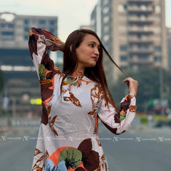 Creamy Floral Co-Ord Set