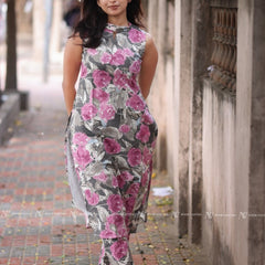 Cotton Smoke Kurti