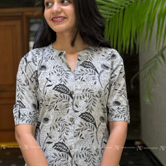 Floral Cotton Kurti