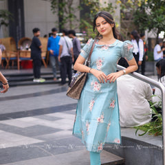 Blue Aqua Kurti