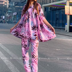 Pink Floral Co-Ord Set