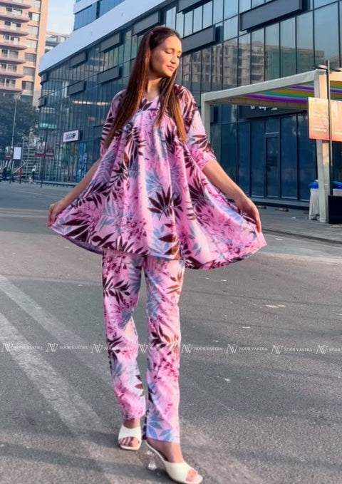 Pink Floral Co-Ord Set