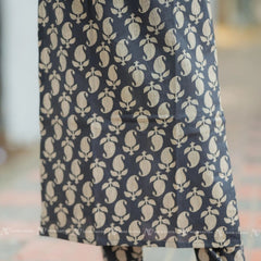 Obsidian Black Print Co-ord Sets With Pockets