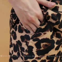 Leopard Shorts Set