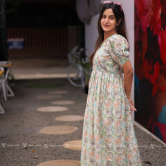 Pestel White Cotton Maxi