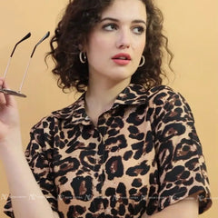 Leopard Shorts Set