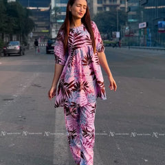 Pink Floral Co-Ord Set