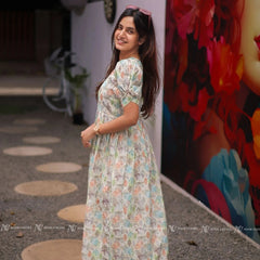 Pestel White Cotton Maxi