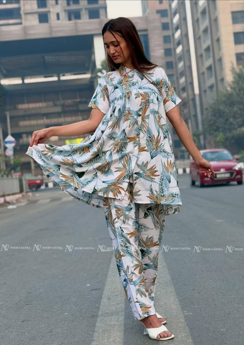 Green Leaf Co-Ord Set