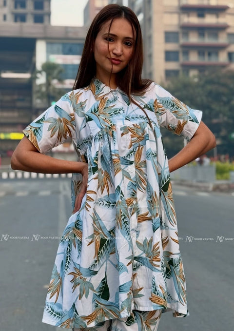 Green Leaf Co-Ord Set
