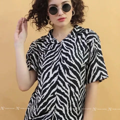 Zippy Zebra Shorts Set