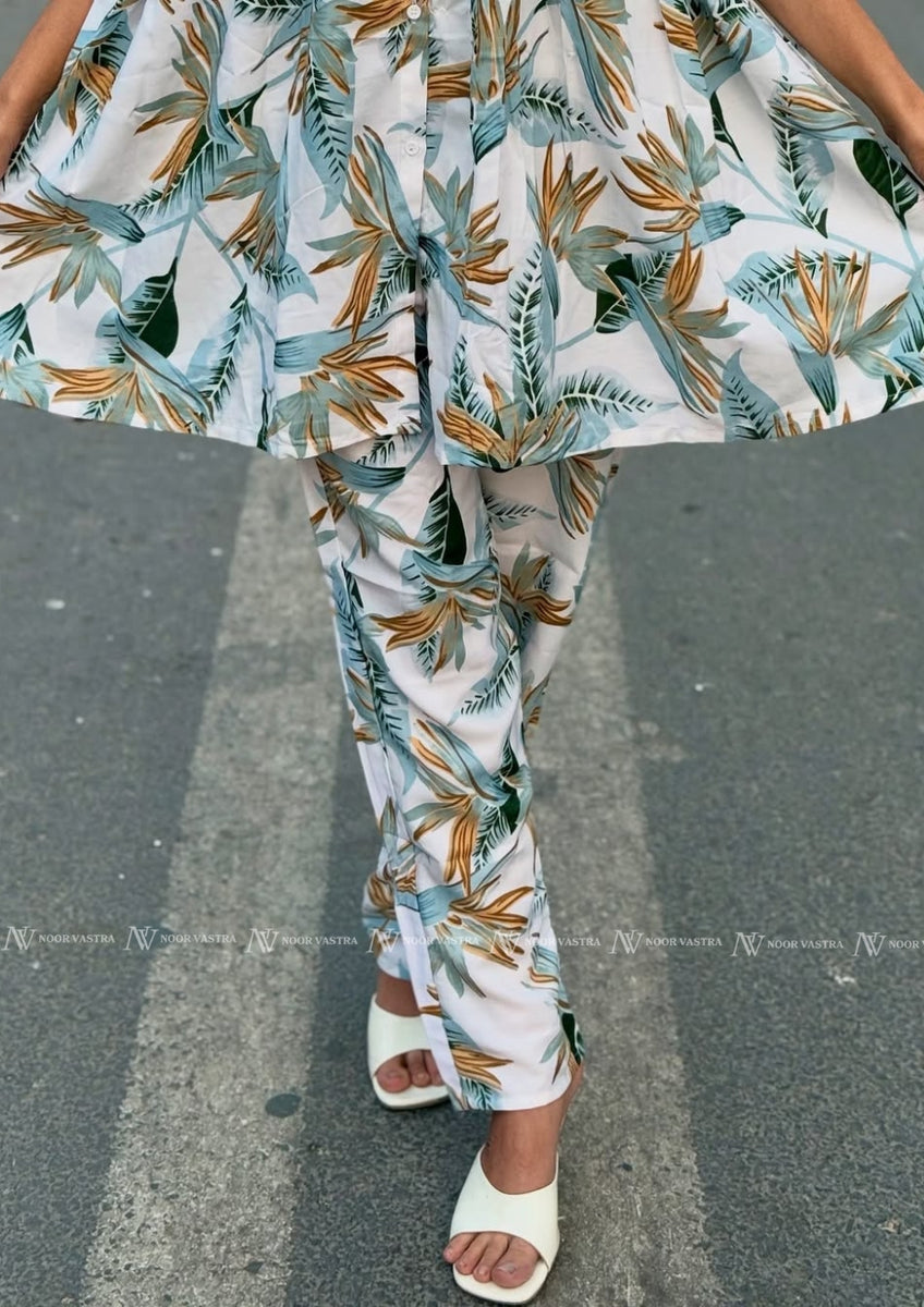 Green Leaf Co-Ord Set