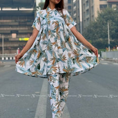 Green Leaf Co-Ord Set