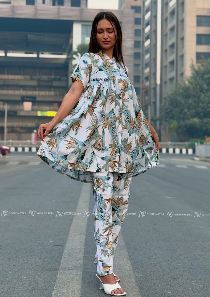 Green Leaf Co-Ord Set