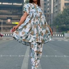 Green Leaf Co-Ord Set