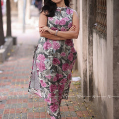 Cotton Smoke Kurti