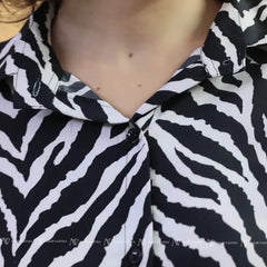 Zippy Zebra Shorts Set