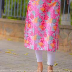 Pink Cotton Kurti