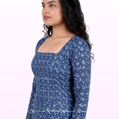 Bloom Square Neck Kurti