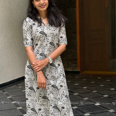 Floral Cotton Kurti