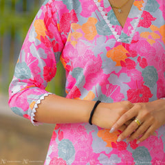 Pink Cotton Kurti