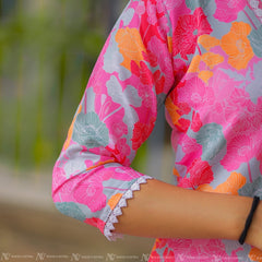 Pink Cotton Kurti