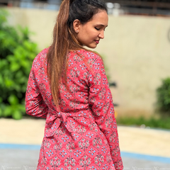 Rose Mosaic Cotton Top