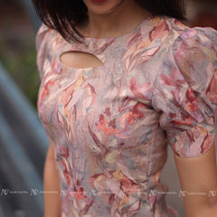 Mocha Flower Kurti