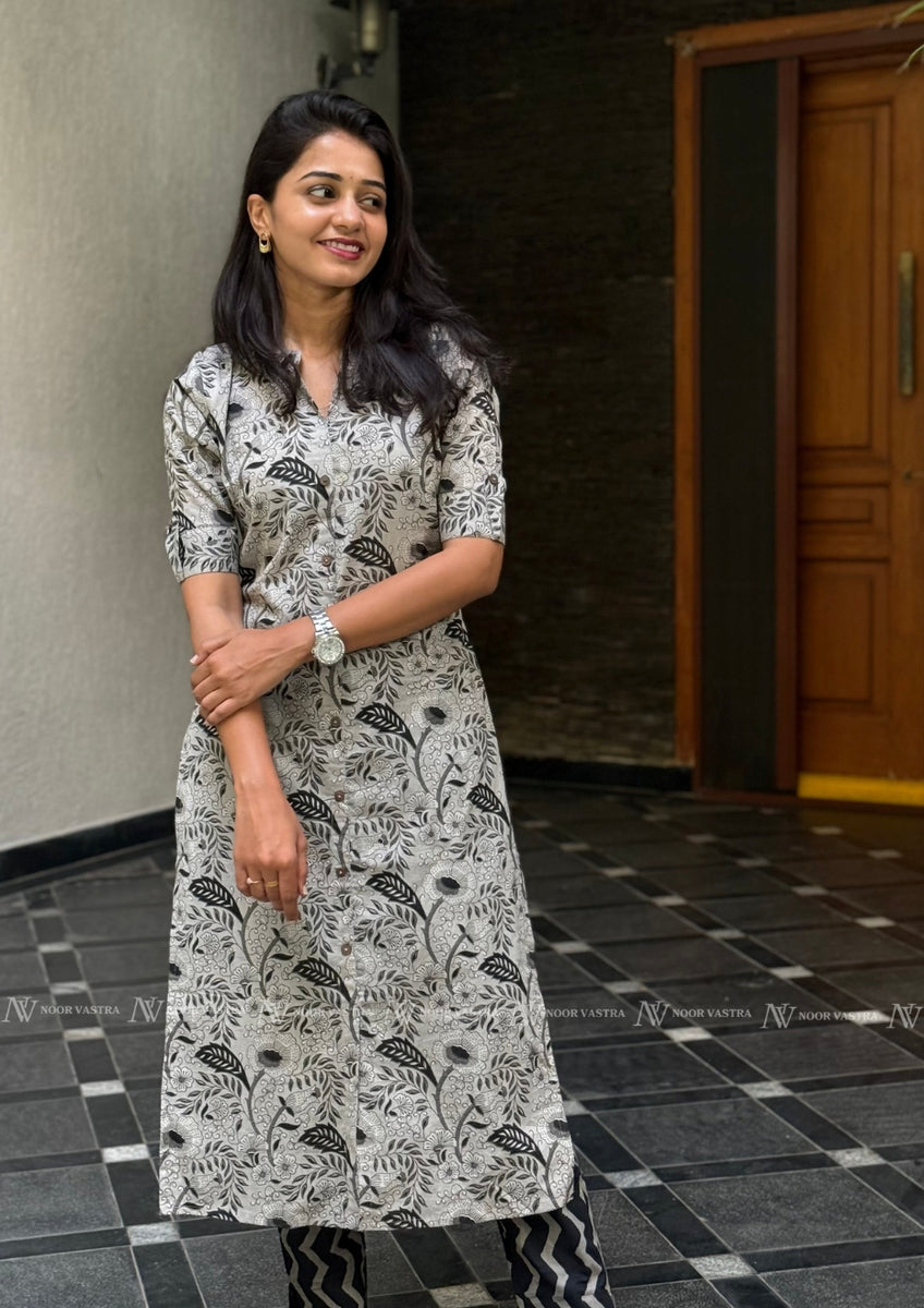 Floral Cotton Kurti