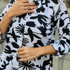 Black Floral Co-Ord Set