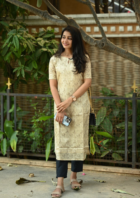 Hushed Gold Kurti