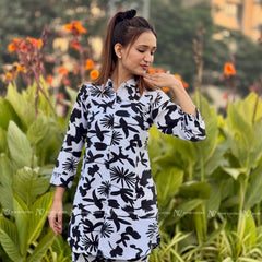 Black Floral Co-Ord Set