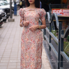 Mocha Flower Kurti
