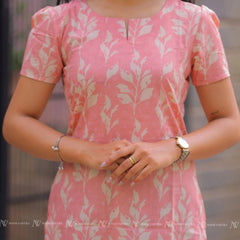 Baby Pink Cotton Short Top
