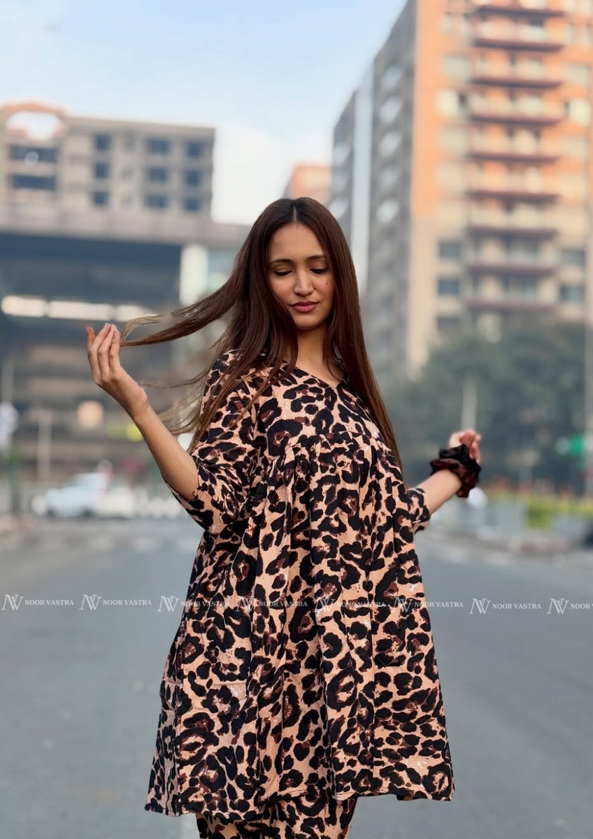 Leopard Print Co-Ord Set