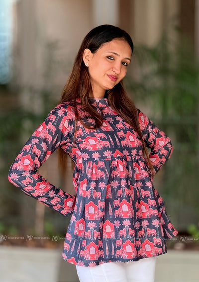 Hathi Mahal Cotton Top
