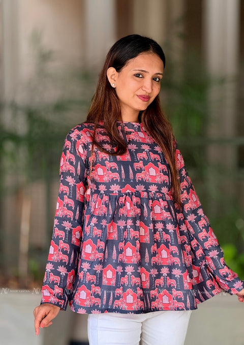 Hathi Mahal Cotton Top