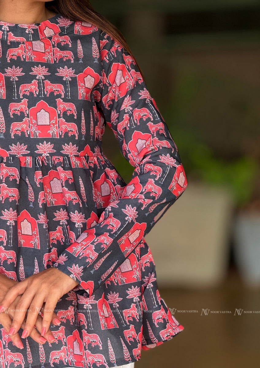 Hathi Mahal Cotton Top