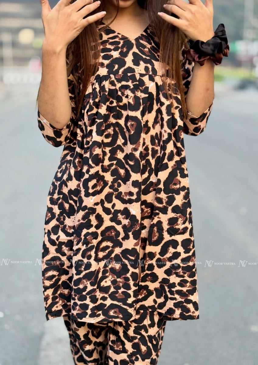 Leopard Print Co-Ord Set